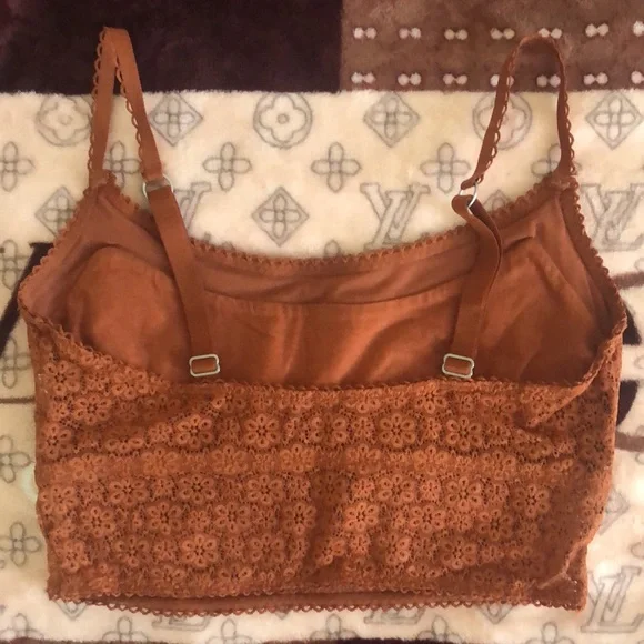 Women's Brown Gilly Hicks Curvy Longline Scoop Bralette - Picture 3 of 4